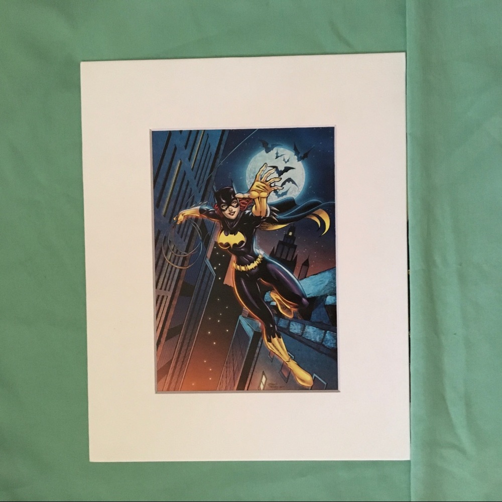 BatWoman BatGirl art matted DC Comics Gotham